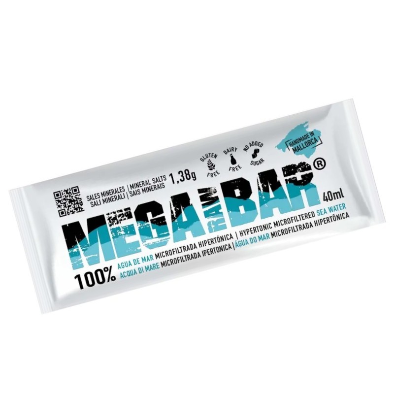 Gel Isotônico Energético MegaRawBar Água do Mar 50g