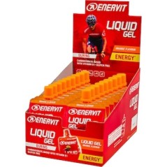 Caixa de Geis Enervit Sport Liquid 60ml Laranja