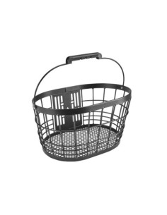 Cesto Trek Dianteiro Arame QR Preto