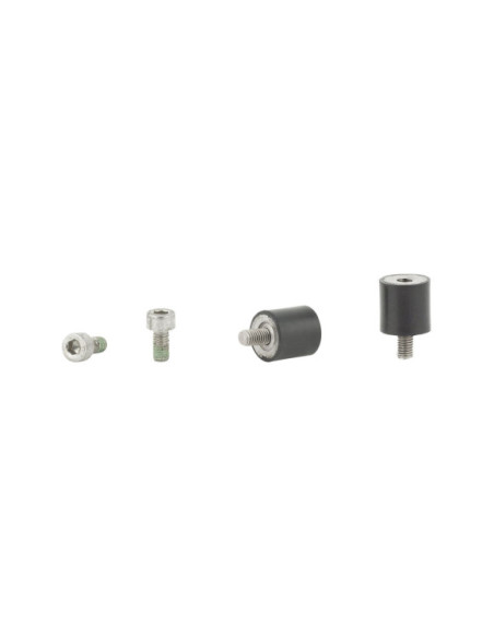 Peça de Cadeado Trek Lock Bumper Preto (Par)