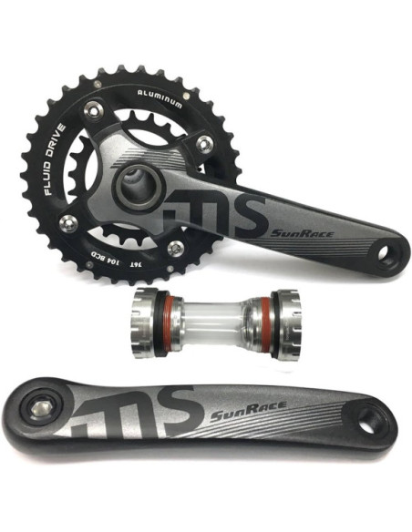 Pedaleiro Sunrace FCMS66 10V 36/22T