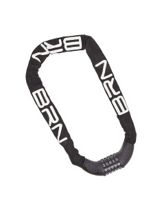 Cadeado Bicicleta Corrente Combinação BRN Combo Black