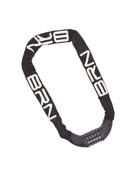 Cadeado Bicicleta Corrente Combinação BRN Combo Black