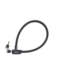 Cadeado BRN Tejido Chave 1000x10mm Preto