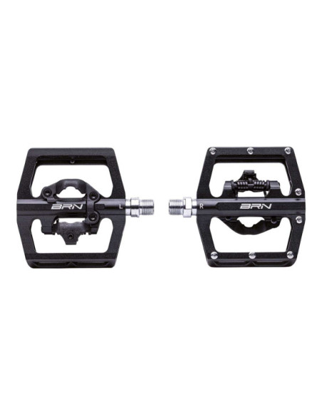Pedais BRN Flat Dual Function Preto