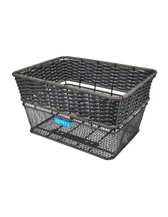 Cesta BRN Ant Metálica E Corda Black