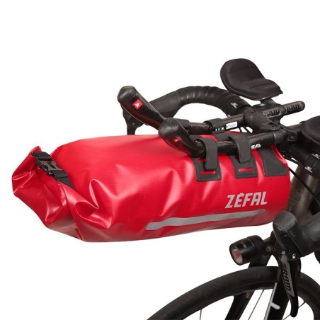 Bolsa de Guiador Zéfal Z Adventure Aero F8 Poliéster Impermeável 8 Litros