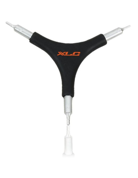 Chave em Y Hexagonal XLC TO-M16 2/2,5/3mm Preto/Prata
