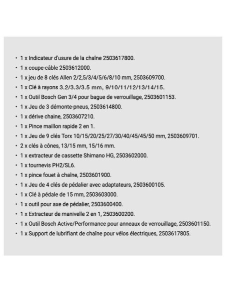 Caixa de Ferramentas XLC TO-S104 39 Peças para E-Bikes