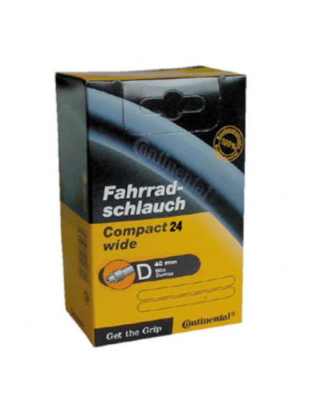 Câmara de Ar Continental COMPACT WIDE 24x1.90-2.125 Válvula Dunlop 40mm