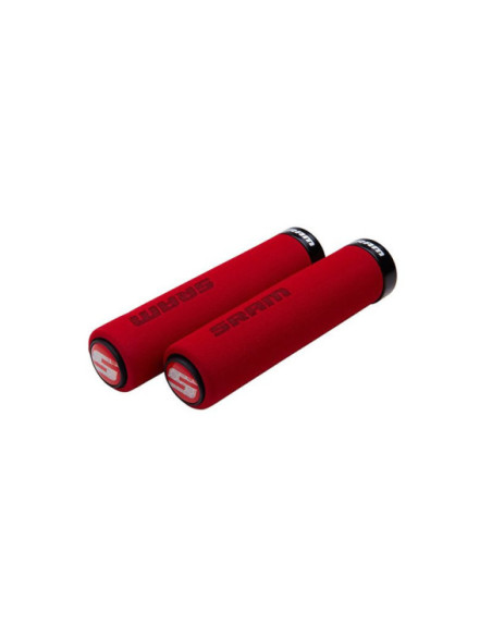 Punhos Sram Espuma 129mm Vermelhos